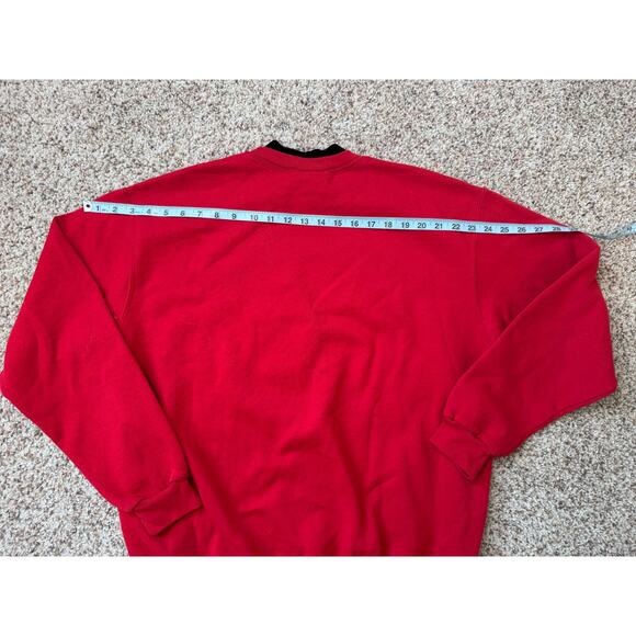 VINTAGE Bedazzled Cat Sweatshirt; Top Stitch by Moring Sun, MEDIUM/LARGE - Picture 10 of 11